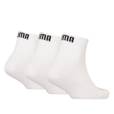 PUMA Üniseks Çocuk Quarter Recycled Cotton Sock (3lü Paket)