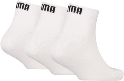PUMA Üniseks Çocuk Quarter Recycled Cotton Sock (3lü Paket)