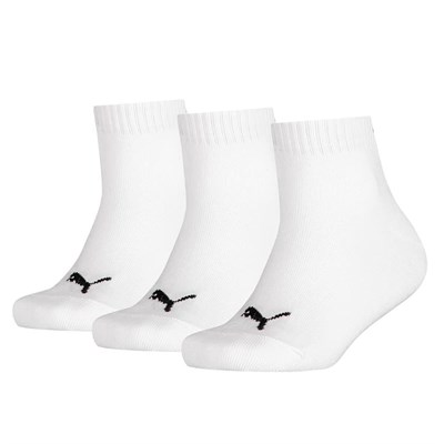 PUMA Üniseks Çocuk Quarter Recycled Cotton Sock (3lü Paket)