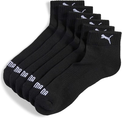Puma Unisex Cushioned Quarter Socken (3er Pack)