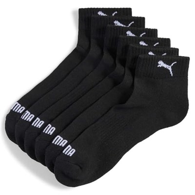 Puma Unisex Cushioned Quarter Socken (3er Pack)