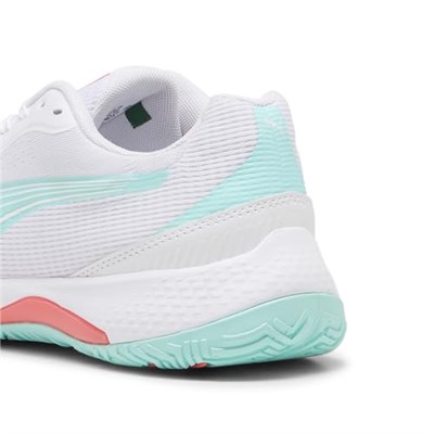 PUMA Unisex Solarstrike Iii W+ salon spor ayakkabısı, Puma Beyaz Elektrikli Nane, 43 EU