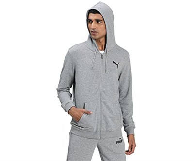 Puma Unisex Yetişkin ESS Small Logo FZ Hoodie Kapüşonlu Sweatshirt