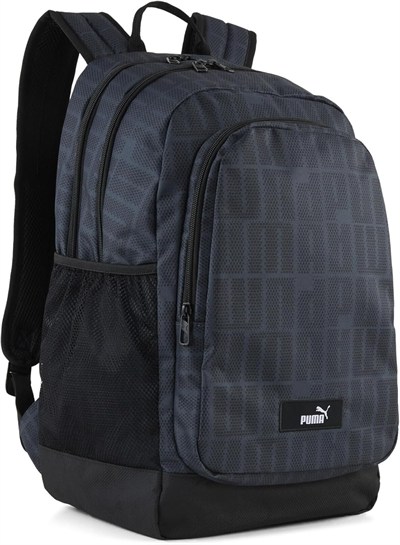 PUMA Unisex Yetişkin PUMA ACADEMY AOP Backpack Sırt Çantası PUMA Black-Logo Lab Tek Beden