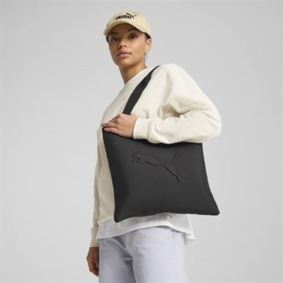 PUMA Unisex Yetişkin PUMA BUZZ Tote Tote Bag PUMA Black Tek Beden