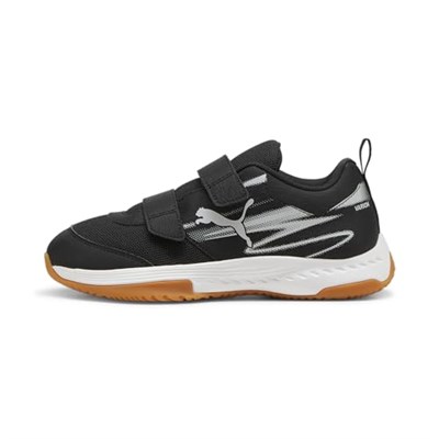 PUMA Varion II V Jr İç Mekan Saha Ayakkabısı, Siyah-Havalı Açık Gri Sakız, UK 43, Puma Siyah Soğuk Açık Gri Sakız, 43 EU