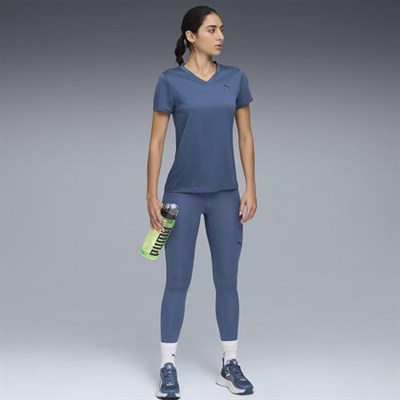 PUMA W TAD ESSENTIAL VNECK Tee Tişört Kadın