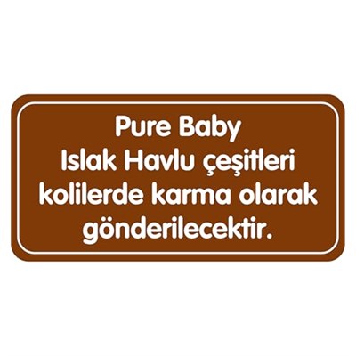 Pure Baby Islak Havlu 12x50 (600 Yaprak)