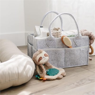 PUTSKA Bebek Bezi Caddy Organizatör Kreş Sepeti - Bebek Sepeti Bebek Duş Listesi İçin Hediye Kaydı. Bebeğin Temel Olması Gerekenler. Yeni Doğan Erkek Çocuk Odası Dekoru veya Kız Çocuk Odası Dekoru