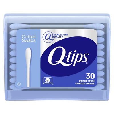 Q-tips Swabs Seyahat Paketi, 30 Sayılı, 1 adet mavi