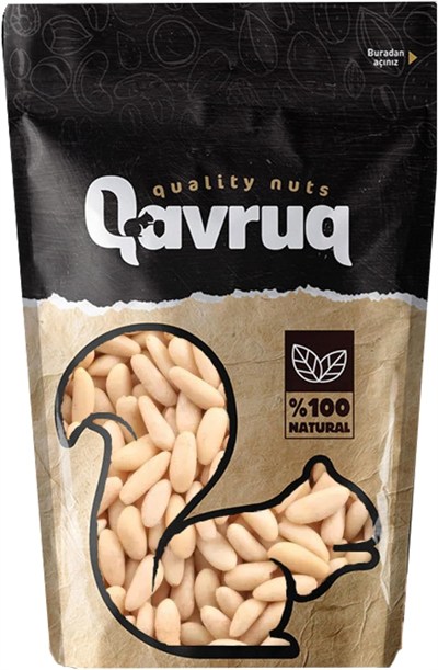 Qavruq Dolmalık Yer Fıstığı, Çiğ, 500 Gram,%100 Doğal, Kabuğu Soyulmuş, Yemeklik ve Ara Öğün İçin Protein Kaynağı (500 Gram)
