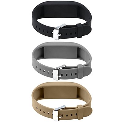 QGHXO Garmin Vivofit 3 için kayış, Garmin Vivofit 3 / Vivofit JR/Vivofit JR 2 Aktivite İzleyici için yumuşak silikon yedek kayış, 6,0