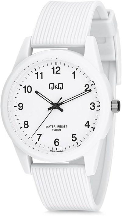 Q&Q-Su Geçirmez Silikon Kordonlu Unisex Kol Saati