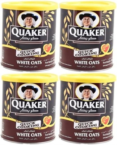 QUAKER WHİTE OATS Yulaf Ezmesi 500 Gr X4 ADET