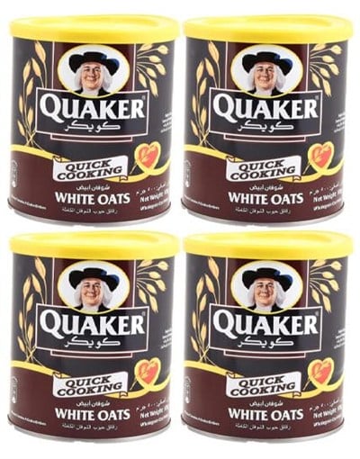 QUAKER WHİTE OATS Yulaf Ezmesi 500 Gr X4 ADET