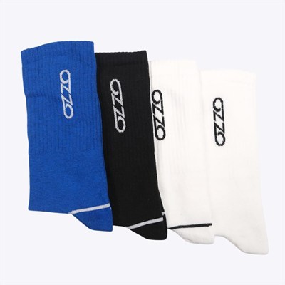 Quezo OzzoSeries Unisex 2li Paket Spor Çorap - Pamuklu, Hafif, Terleme Koku Yapmaz - Atletik Dayanıklı Performans Çorap - Kadın ve Erkek