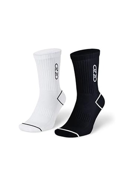 Quezo OzzoSeries Unisex 2li Paket Spor Çorap - Pamuklu, Hafif, Terleme Koku Yapmaz - Atletik Dayanıklı Performans Çorap - Kadın ve Erkek