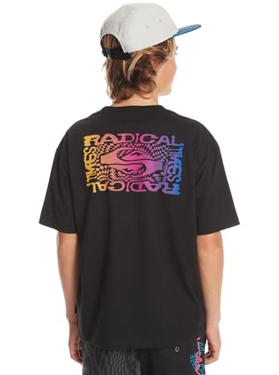 Quiksilver Eqbzt04616 Radicalflag B Tees Siyah Uni̇sex T-Shirt