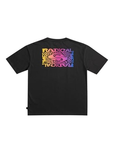 Quiksilver Eqbzt04616 Radicalflag B Tees Siyah Uni̇sex T-Shirt