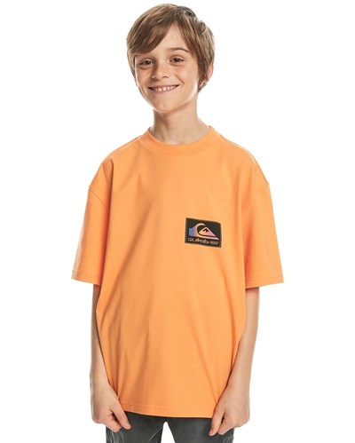 Quiksilver Eqbzt04706 Back Flash Turuncu Erkek Çocuk T-Shirt