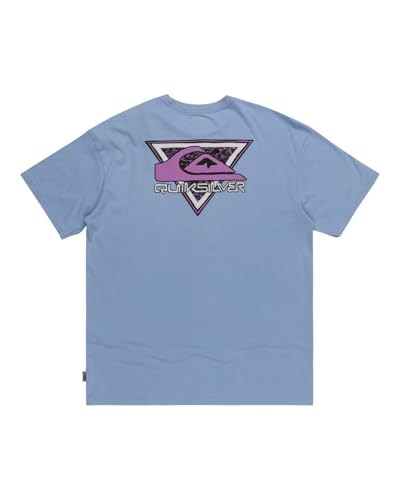Quiksilver Eqyzt07654 Take Us Back Logo Açık Mavi Erkek T-Shirt