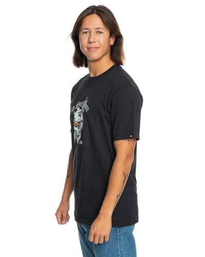 Quiksilver Eqyzt07674 One Last Surf Ss Siyah Erkek T-Shirt