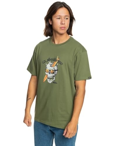 Quiksilver Eqyzt07674 One Last Surf Ss Siyah Erkek T-Shirt