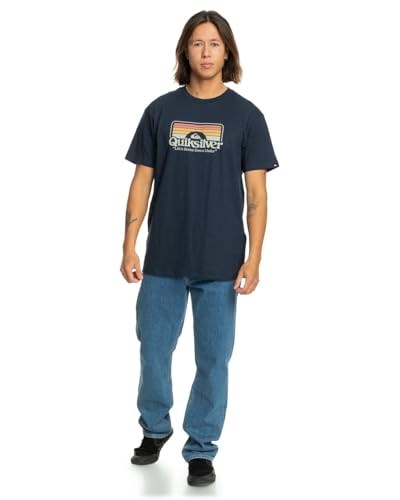 Quiksilver Eqyzt07678 Step Inside Ss Mavi Erkek T-Shirt