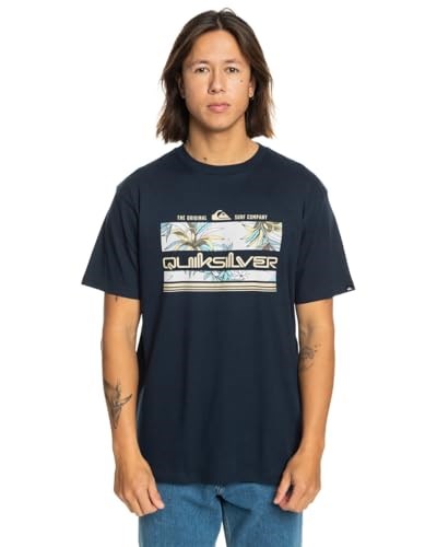 Quiksilver Eqyzt07679 Tropical Rainbow Ss Mavi Erkek T-Shirt