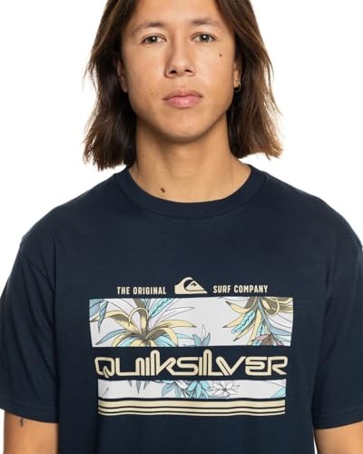 Quiksilver Eqyzt07679 Tropical Rainbow Ss Mavi Erkek T-Shirt
