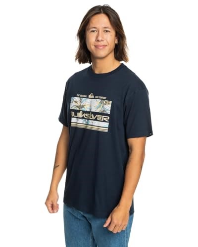 Quiksilver Eqyzt07679 Tropical Rainbow Ss Mavi Erkek T-Shirt