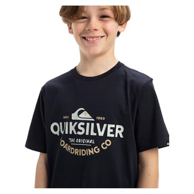 Quiksilver Erkek Ev Typed Out Ss YTH Tişört (1li Paket)