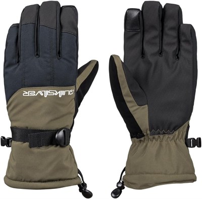 Quiksilver Erkek Mission Glove eldiven, soğuk hava için, Canteen, L, Canteen, L