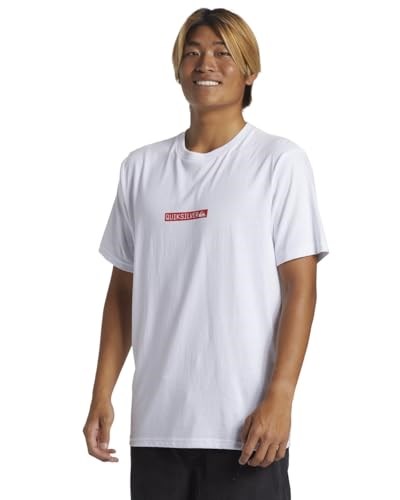 Quiksilver QS CLICKER LOGO DNA BEYAZ Erkek Tshirt BEYAZ L