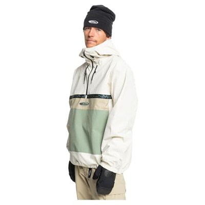 Quiksilver Steeze Jacket M, Beyaz, M