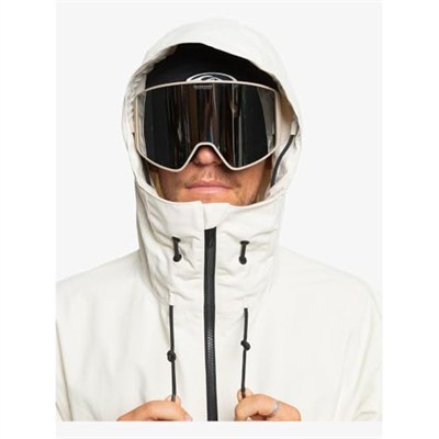 Quiksilver Steeze Jacket M, Beyaz, M