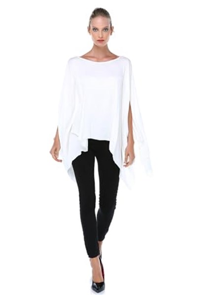 Quincey-Kadın Ekru Salaş Tunik BD2380 (EKRU / 44)