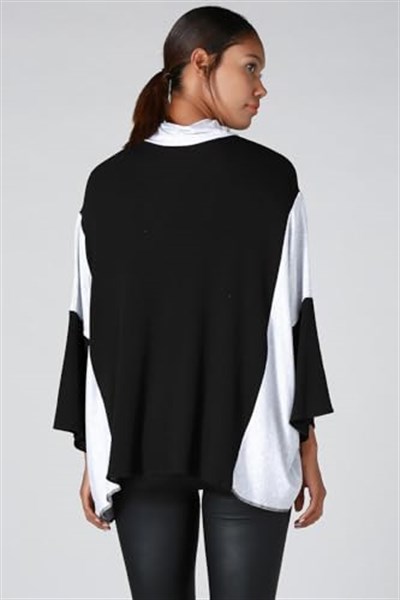 Quincey-Triko Tunik (SİYAH GRİ / 38)