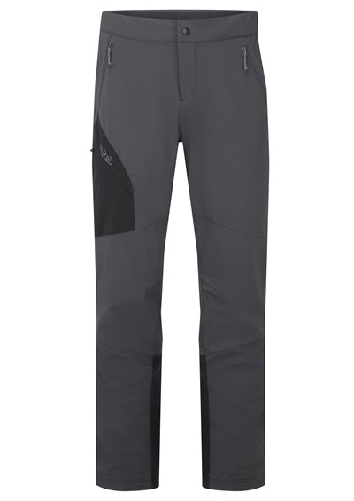Rab Erkek Ascendorer Pantolon - Tırmanma ve Yürüyüş için Orta Ağırlıkta Su Geçirmez Softshell Pantolon