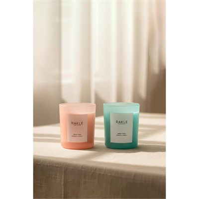 Rakle Basic Soft 2li Mum Seti Yeşil - Pembe 120 Gr