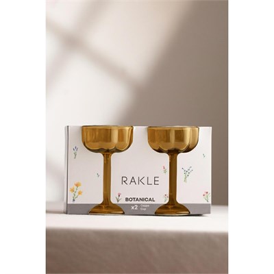 Rakle Botanical 2li Cup Dondurmalık Seti Hardal 210 Cc