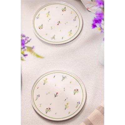 Rakle Botanical Seramik 4lü Servis Tabağı Seti 26,5 Cm