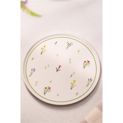 Rakle Botanical Seramik 4lü Servis Tabağı Seti 26,5 Cm
