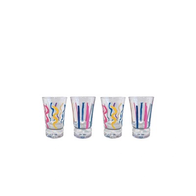 Rakle Confetti 4lü Shot Bardağı Seti 34 Cc