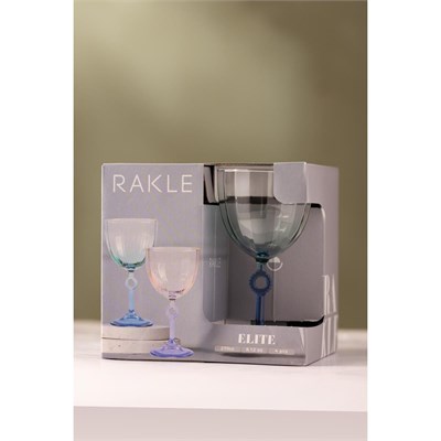 Rakle Elite 4lü Su Kadehi Seti Mavi 270 Cc
