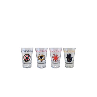Rakle Fortuna 4lü Shot Bardağı Seti 34 Cc