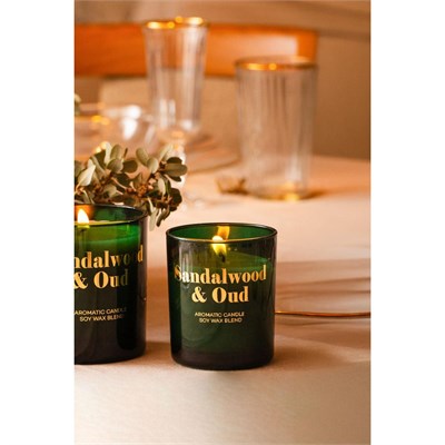 Rakle Glam Sandalwood&oud Kokulu 2li Mum Seti Yeşil 120 Gr - 200 Gr