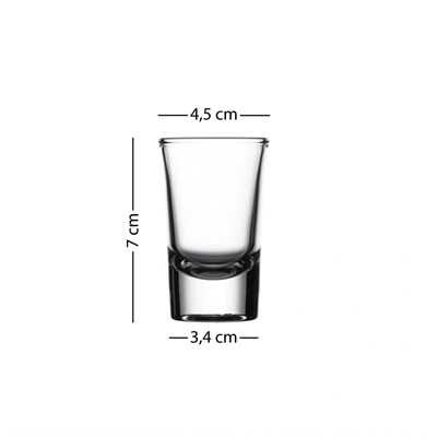 Rakle Good Luck 4lü Shot Bardağı Seti 34 Cc