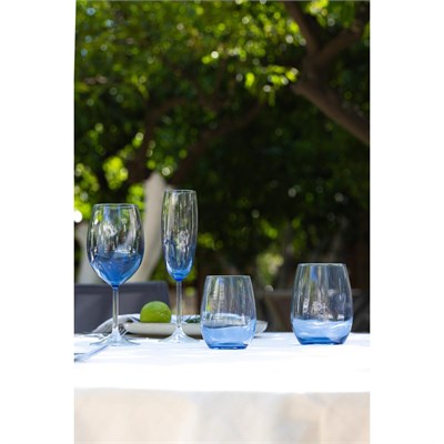 Rakle Larc 4lü Şampanya Kadehi Seti Mavi 220 Cc