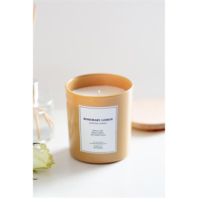 Rakle Le Jardin Rosemary Lemon Kokulu 2li Mum Seti Sarı 120 Gr - 200 Gr